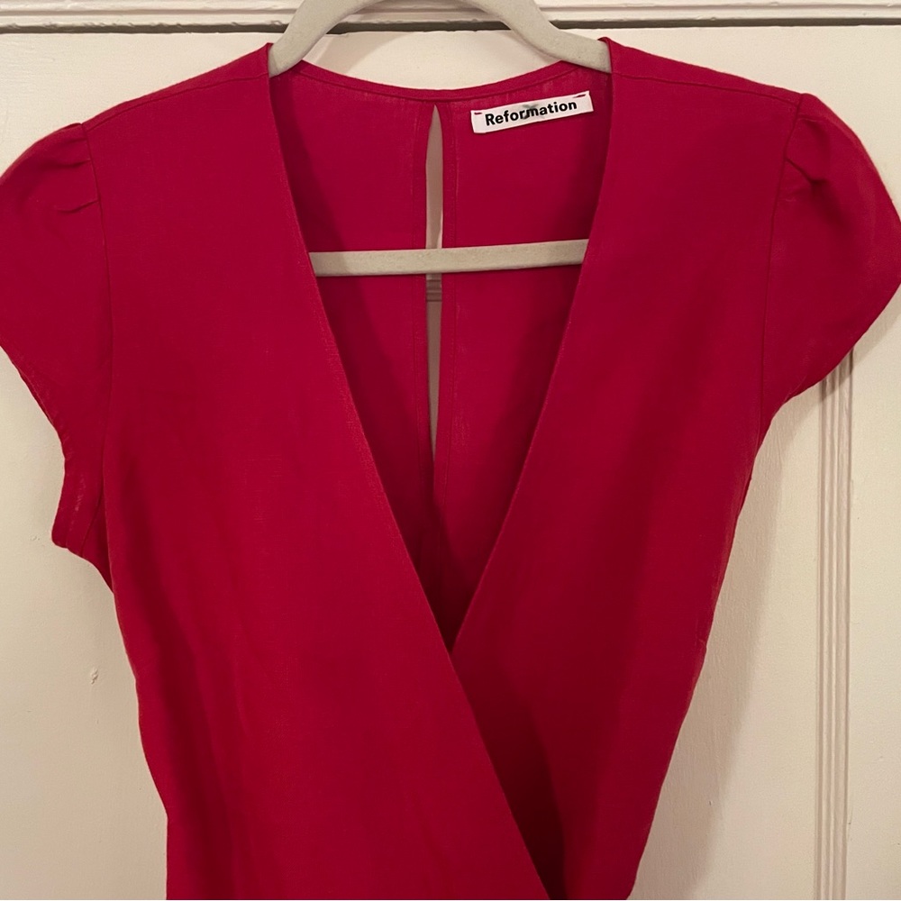 Reformation Rodin Wrap Dress